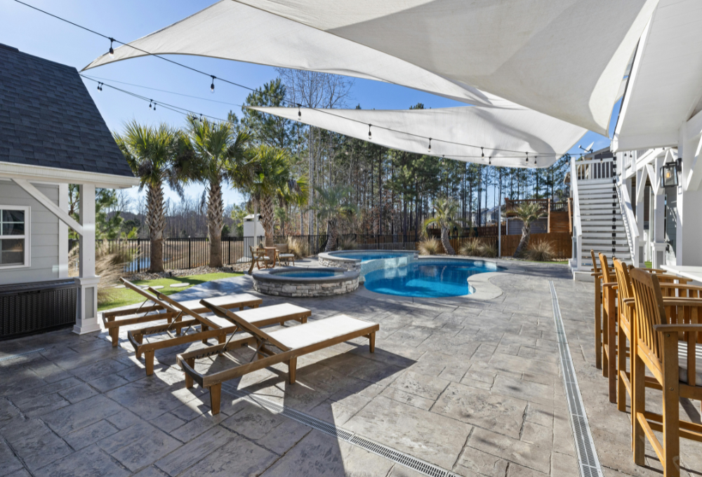 Travertine Pool Decks and Patio Pavers in Green Valley NV
