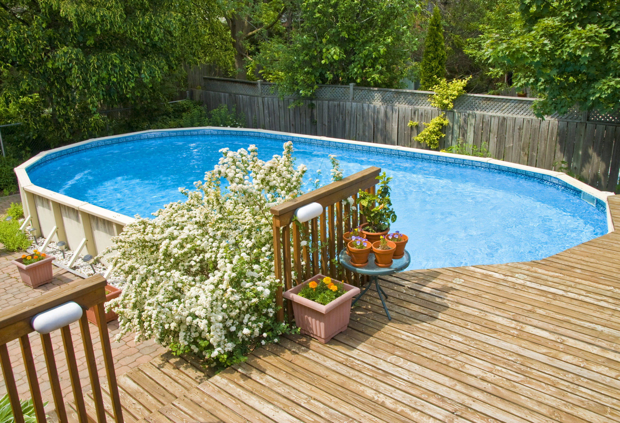 Tips for Landscaping Around Above-Ground Pools