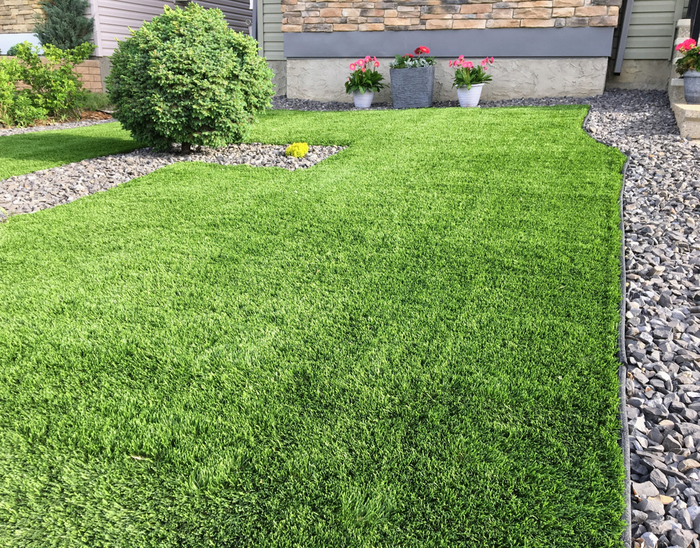 best artificial grass installed in lawn