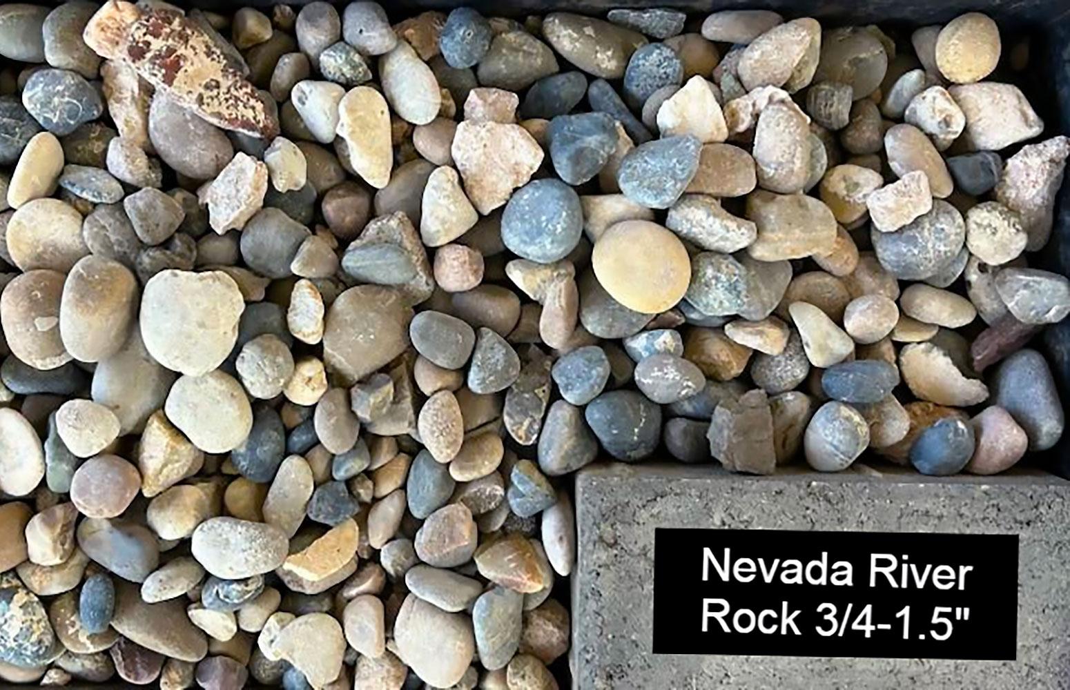 Nevada River Rocks 3/4